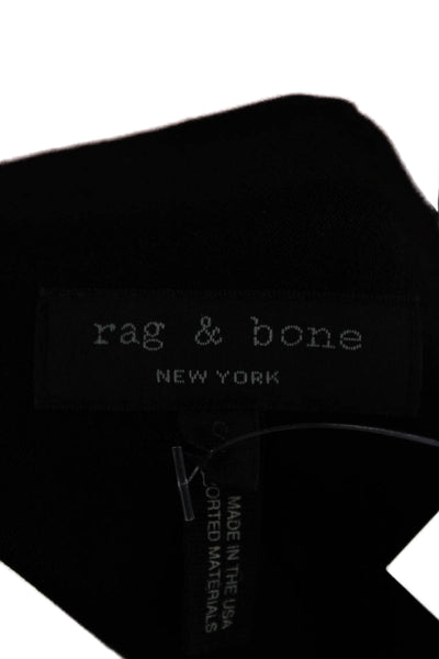 Rag & Bone Womens Ivory V-Neck Sleeveless Viscose Basic Tank Size S