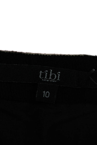 Tibi Women Multicolor Forest Print Straight Pencil Skirt Size 10