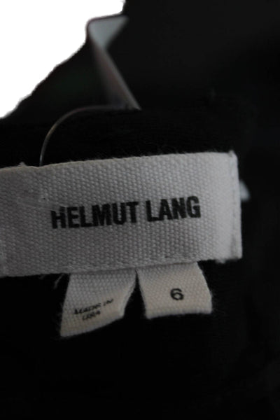 Helmut Lang Womens Gray Wool Dress Pants Zip Size 6