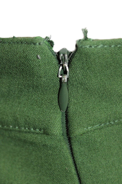 Cartonnier Anthropologie Womens Dress Pants Green Polyester Zip Size 6