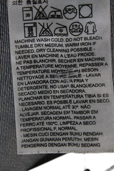 Levis Women Basic Jacket Blue Button Long Sleeve Size XS
