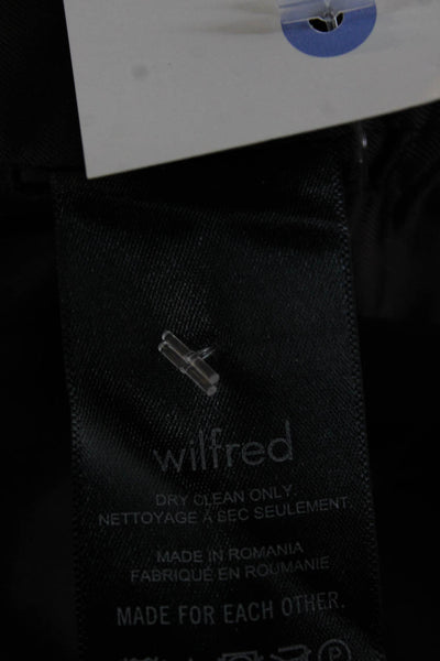 Wilfred Women Overcoat Brown Button Wool Cashmere Blend Size 2XS