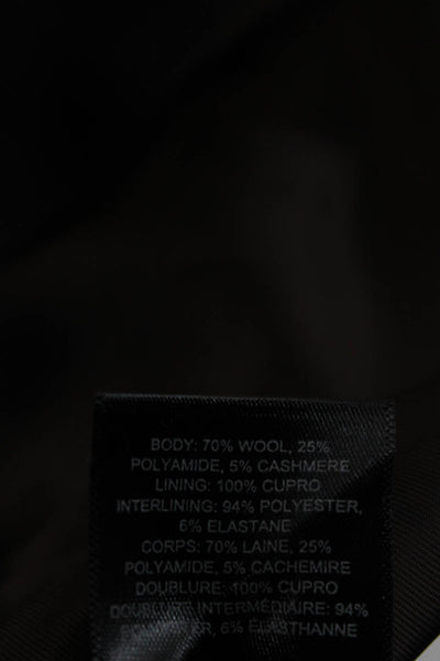Wilfred Women Overcoat Brown Button Wool Cashmere Blend Size 2XS