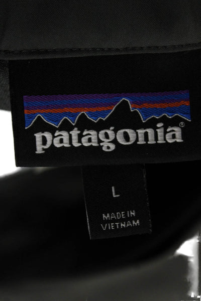 Patagonia Mens Snow Pants Gray Polyester Button Size L