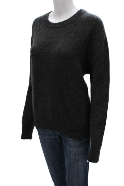 Naked Cashmere Womens Gray Cashmere Crew Neck Pullover Sweater Size M
