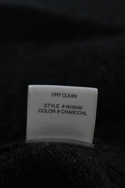 Naked Cashmere Womens Gray Cashmere Crew Neck Pullover Sweater Size M
