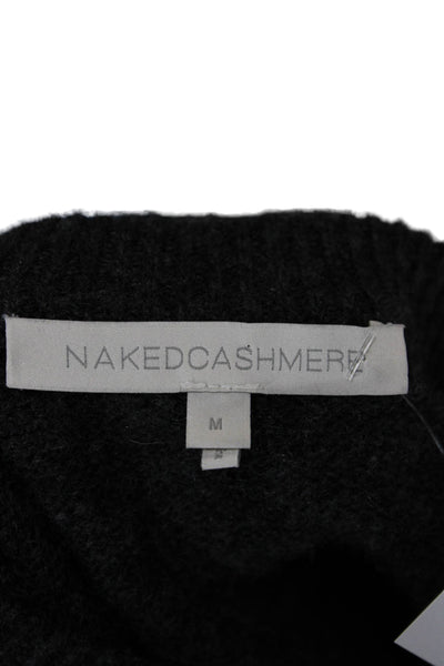 Naked Cashmere Womens Gray Cashmere Crew Neck Pullover Sweater Size M