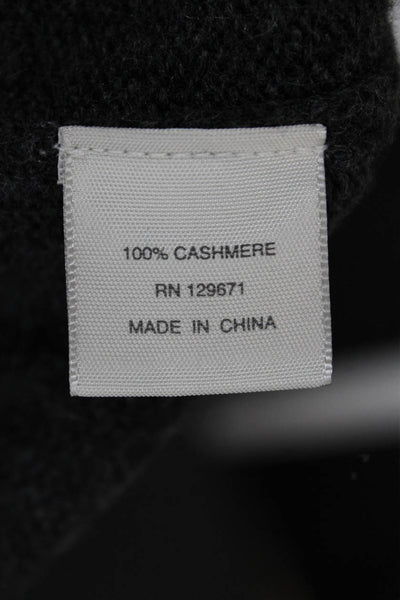 Naked Cashmere Women Sweater Dress Gray Cashmere Crew Neck Long Sleeve Size L