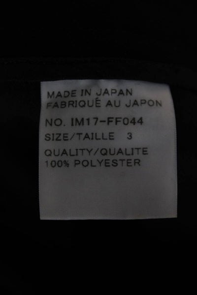 Issey Miyake Womens Gray Polyester Dress Pants Size 3