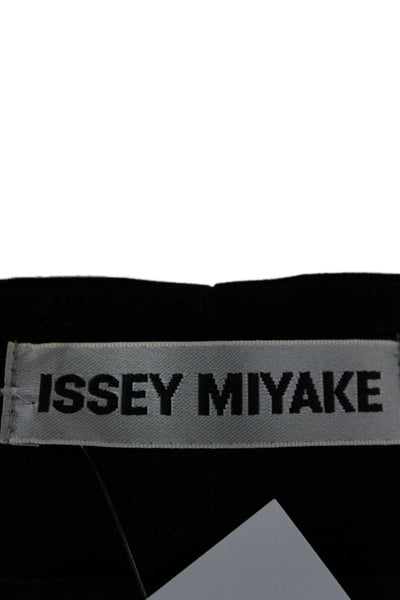Issey Miyake Womens Gray Polyester Dress Pants Size 3