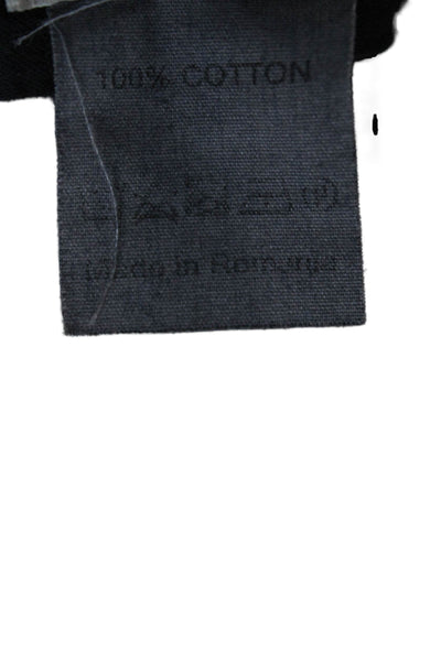 Dries Van Noten Women Ankle Pants Gray Cotton Size 38