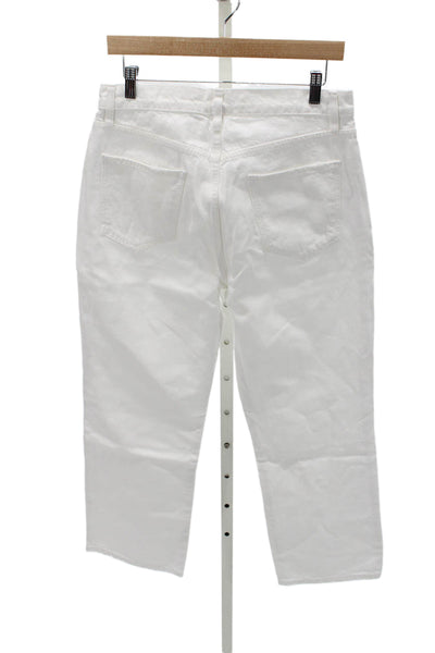 Frame Womens Straight High Rise White Jeans Size 29