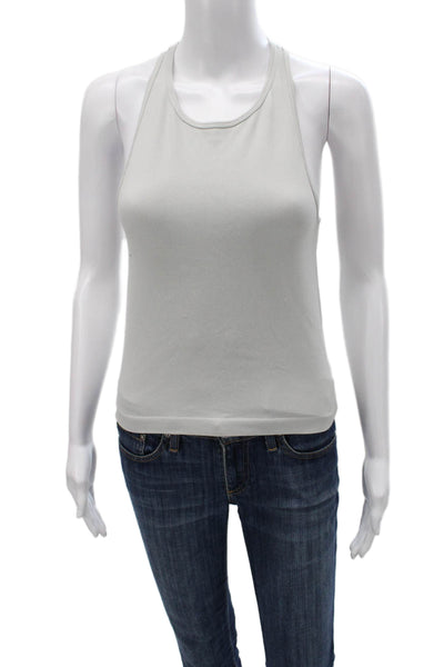 Intimately Free People Women Basic Halter Tank Gray Nylon Size M