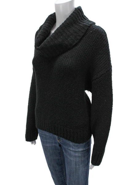 Pilcro Anthropologie Womens Pullover Cowl Neck Gray Long Sleeve Size XS