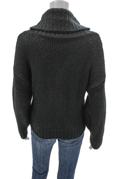 Pilcro Anthropologie Womens Pullover Cowl Neck Gray Long Sleeve Size XS