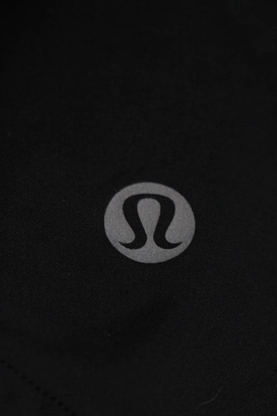 Lululemon Womens Athletic Black Nylon Shorts Size 6