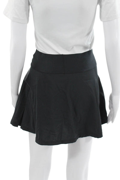 Nike Womens Pleated Skater Skort Mini Black Size S