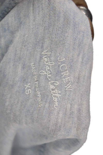 J Crew Womens Basic Cotton Scoop Neck Sleeveless Tank Blue Size XS