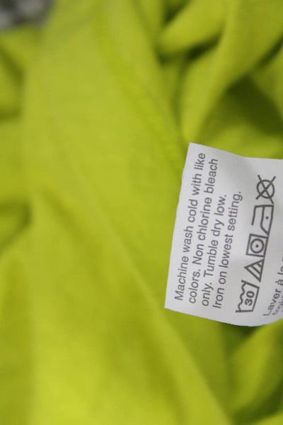 J Crew Womens Yellow Basic Tank Scoop Neck Sleeveless Cotton Blend Size XS