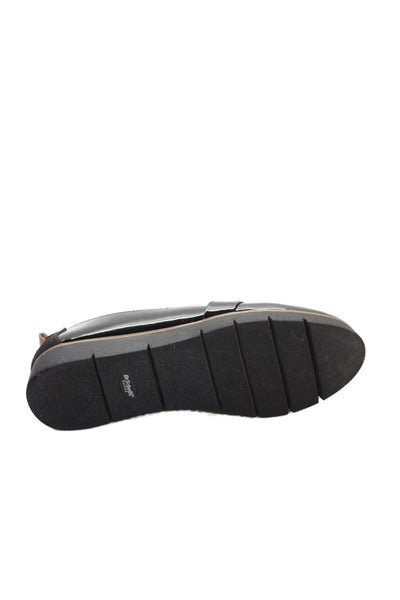 Dr. Scholl's Womens Low Wedge Webster Slide On Loafers Black Size 9 Medium
