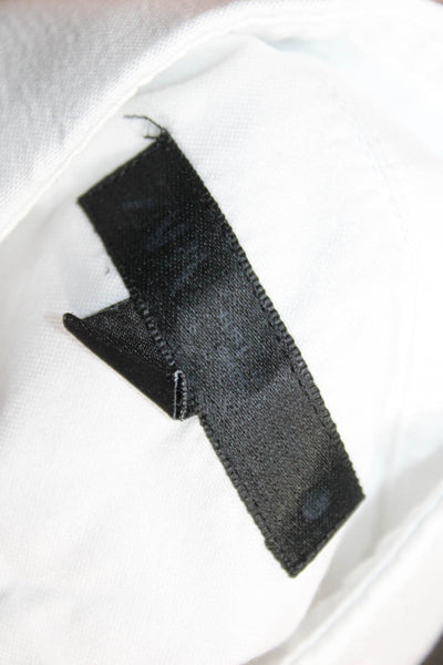Zara Mens Cotton Buttondown Collared Long Sleeve White Size L