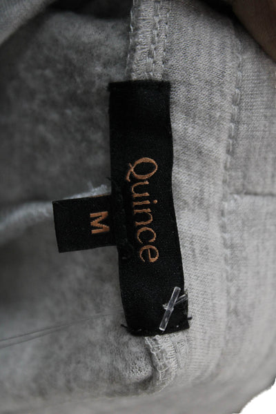 Quince Womens Cropped Gray Tencel Blend Drawstring Pants Size M