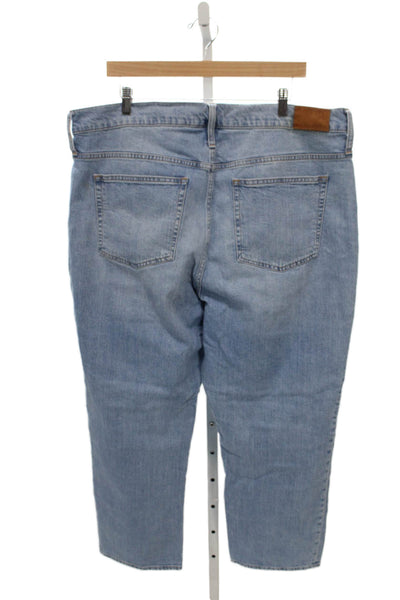 J Crew Women Straight Blue Cotton Blend Jeans Size 35
