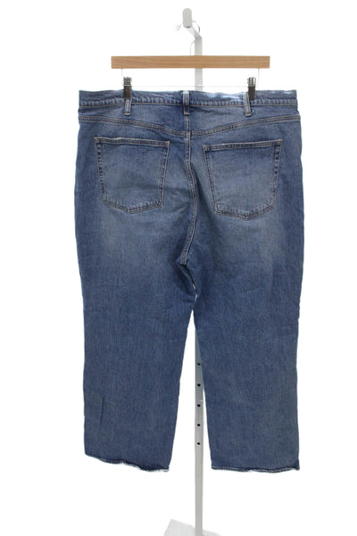 Silver Jeans Women Plus Wide Leg Blue Jeans Size 35