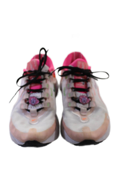 Nike Womens React Escape Running Sneakers White Pink Size 6.5