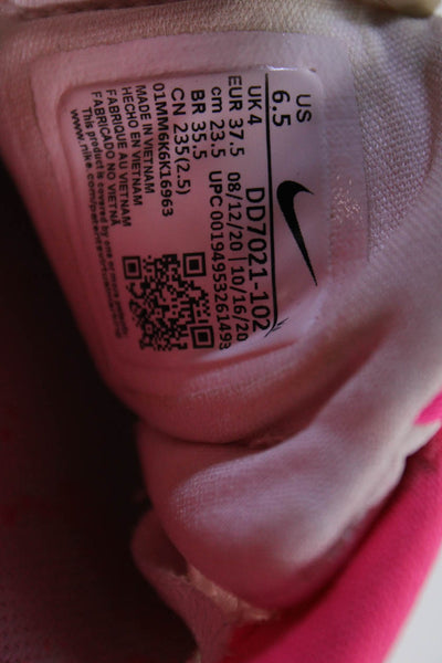 Nike Womens React Escape Running Sneakers White Pink Size 6.5