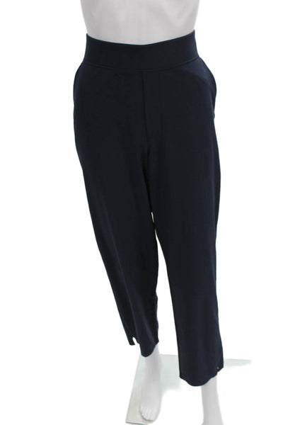 Athleta Womens Cropped Blue Polyester Pants Pull On Size 12