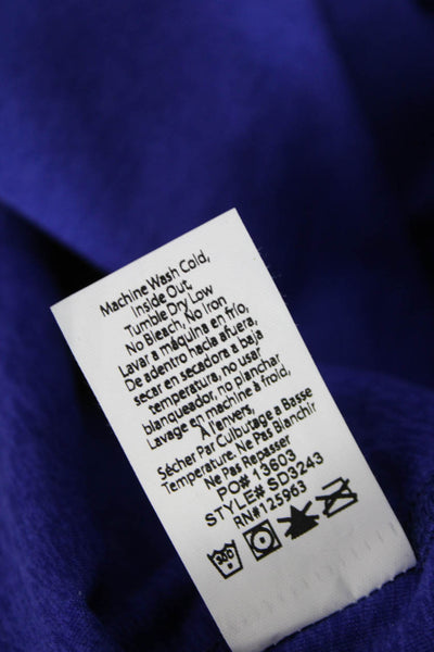 Beyond Yoga Women Ankle Blue Polyester Leggings Size L