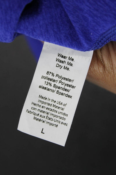 Beyond Yoga Women Ankle Blue Polyester Leggings Size L