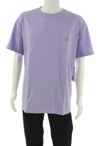 Polo Ralph Lauren Mens Basic Crew Neck Purple Cotton Short Sleeve Tee Size XL