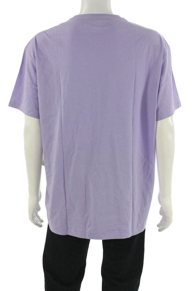 Polo Ralph Lauren Mens Basic Crew Neck Purple Cotton Short Sleeve Tee Size XL