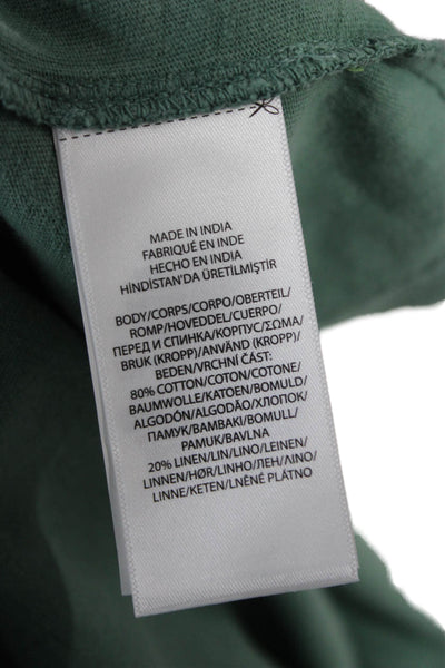 Polo Ralph Lauren Mens Basic Tee Green Cotton Crew Neck Size XL