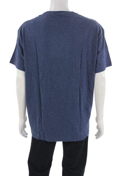 Polo Ralph Lauren Mens Basic Blue Cotton Crew Neck Short Sleeve T-Shirt Size XL