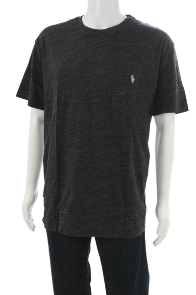 Polo Ralph Lauren Mens Basic T-Shirt Gray Cotton Crew Neck Short Sleeve Size XL
