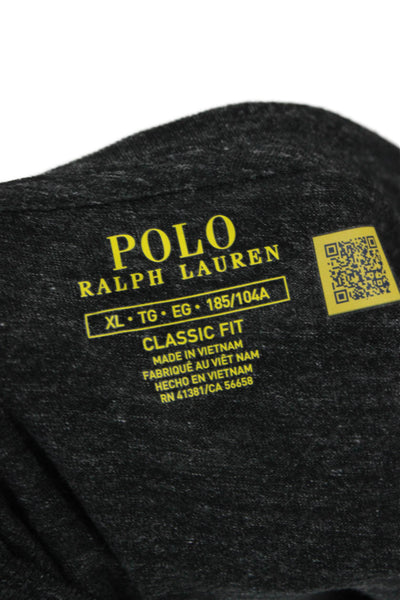 Polo Ralph Lauren Mens Basic T-Shirt Gray Cotton Crew Neck Short Sleeve Size XL