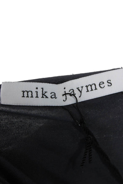 Mika Jaymes Mens Basic Gray Crew Neck T-Shirt Size XL