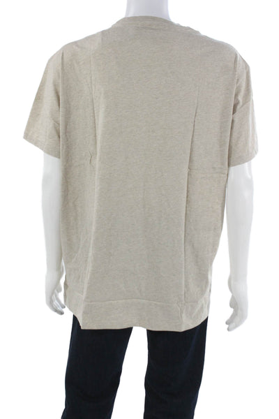 Polo Ralph Lauren Mens Basic T-Shirt Beige Short Sleeve Cotton Size XL