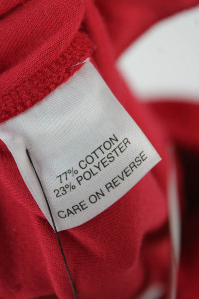 St. John Sport Women Red Sweatpants Pull On Size S