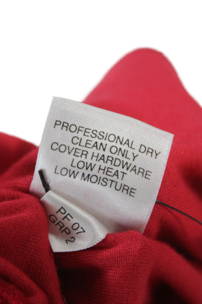 St. John Sport Women Red Sweatpants Pull On Size S