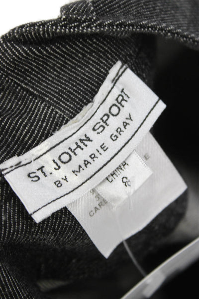 St. John Sport By Marie Gray Women Gray Dress Pants High Rise Size 8