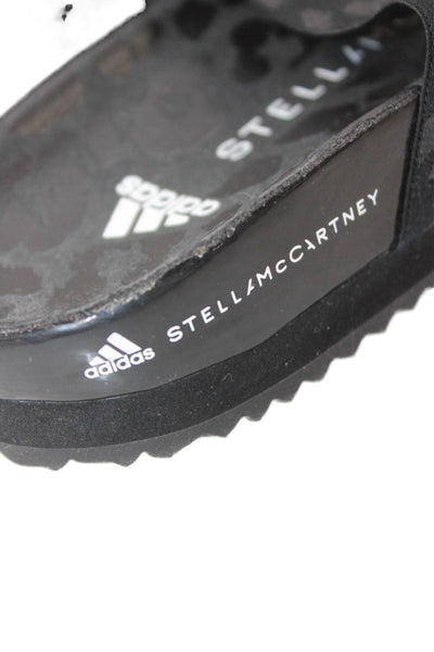 Adidas by Stella McCartney Women's Open Toe Mesh Slide Sandals Black Size 5
