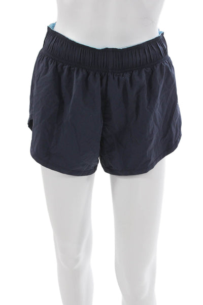 FP Movement Women Athletic Shorts Blue Nylon Solid Size XS