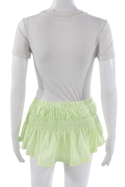 FP Movement Women Athletic Skirt Green Polyester Blend Size XS