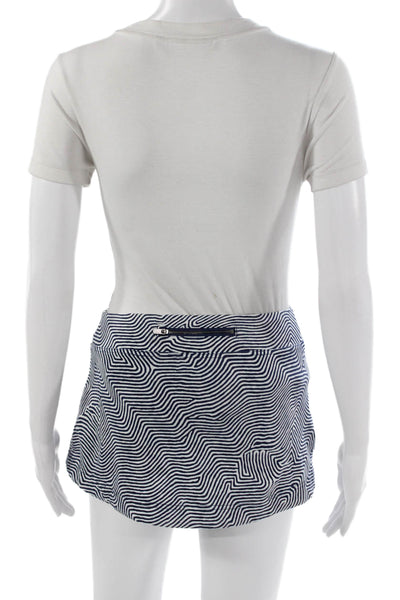 FP Movement Womens Mini Floral Striped Cotton Pull On Skort Size XS