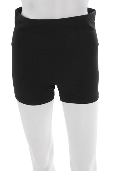 Athleta Women Athletic Black Nylon Shorts Size M