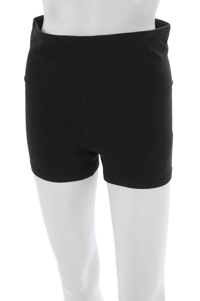 Athleta Women Athletic Black Nylon Shorts Size M